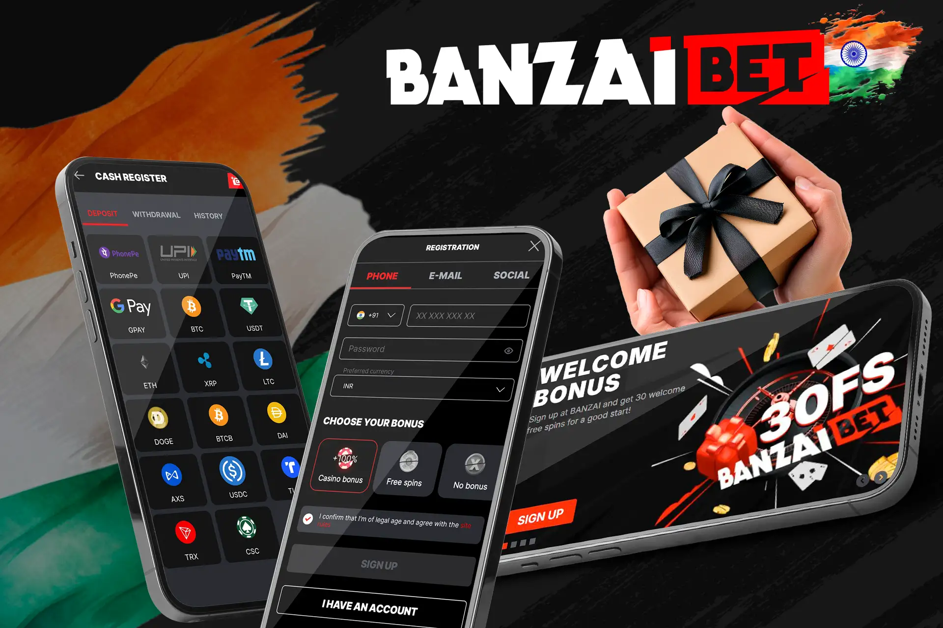 Claim your welcome bonus at Banzaibet India