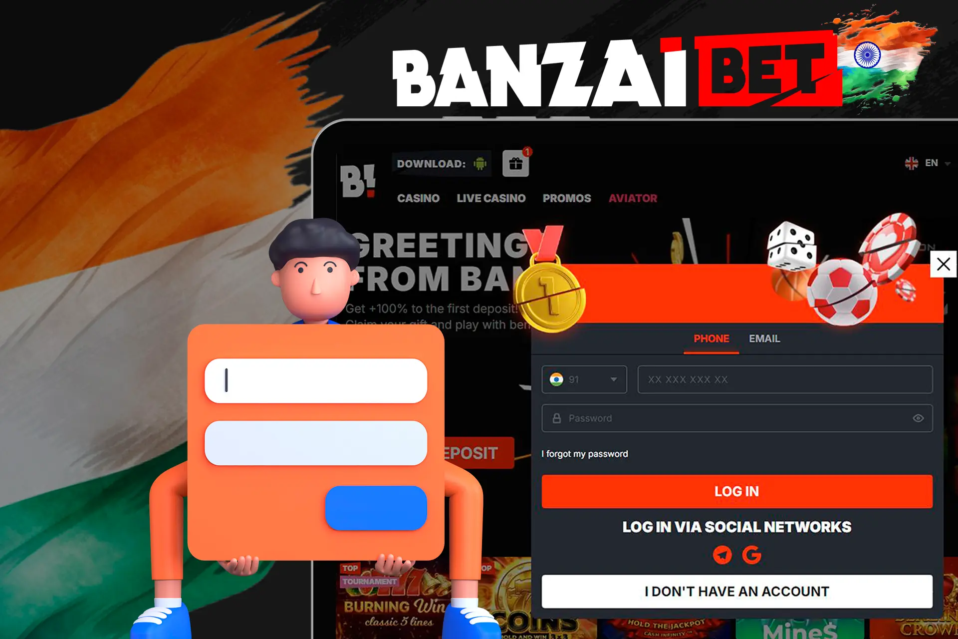 Banzaibet India Account Login