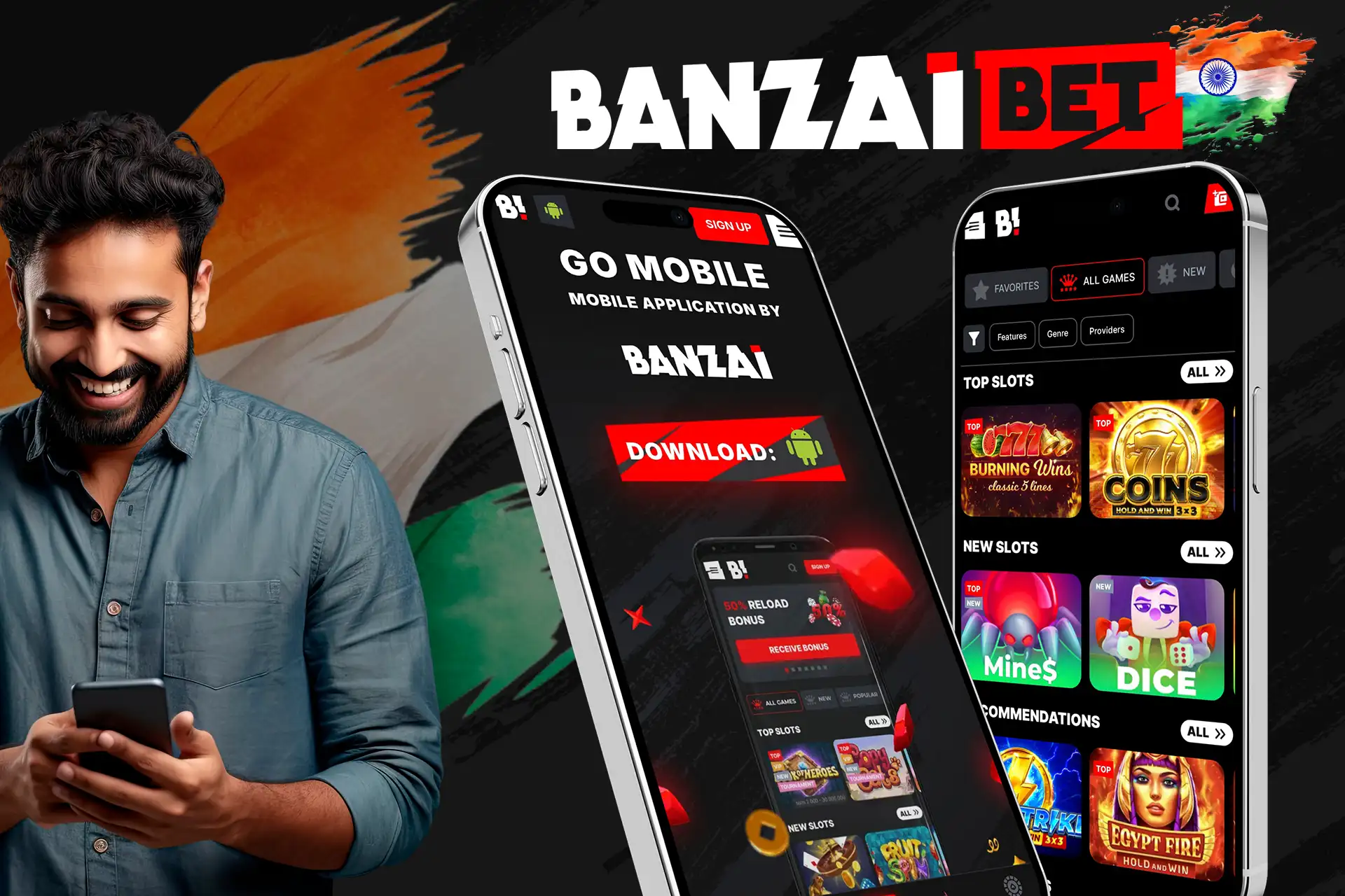 Banzaibet India Multifunctional Mobile App