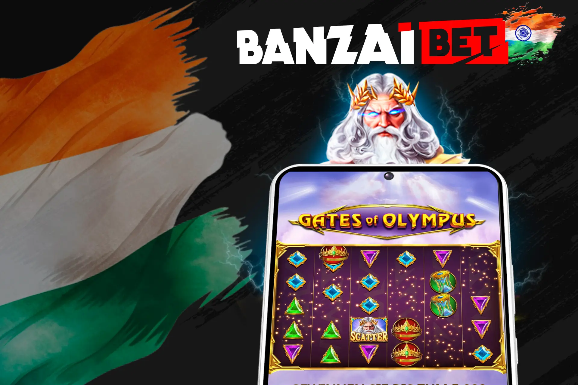 Game Gates of Olympus on Banzaibet India